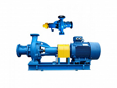 Насос для сточных масс СМ 100-65-250/2 на раме с дв 45кВт